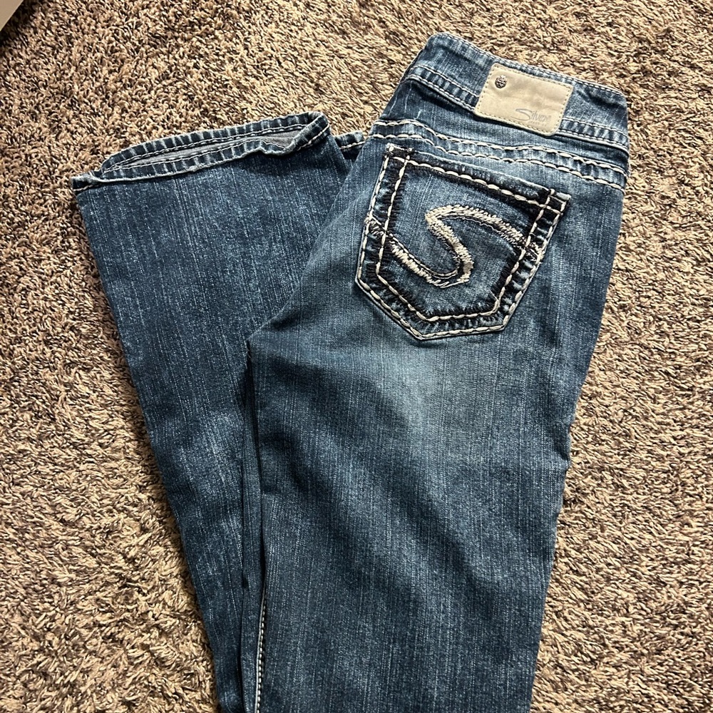 Silver Jeans Dark Blue Boot Cut